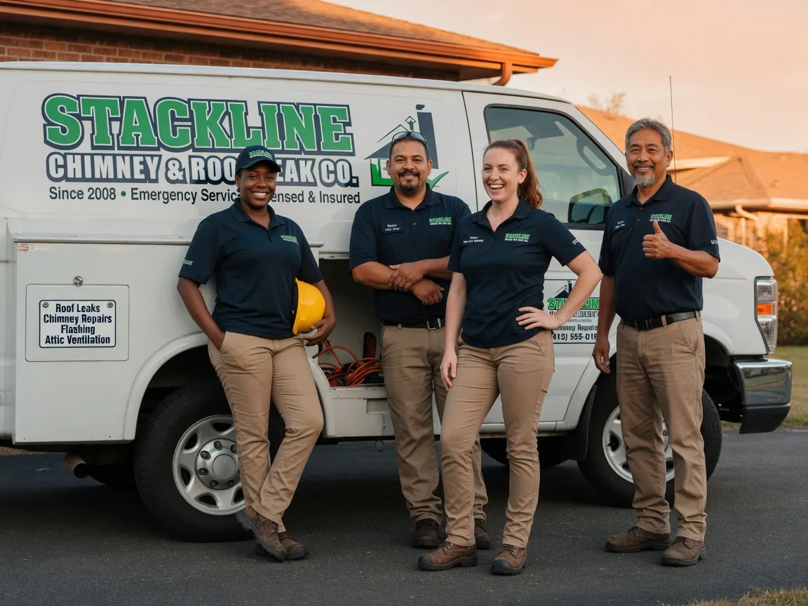 Chimney flashing repair company in Manville, WY